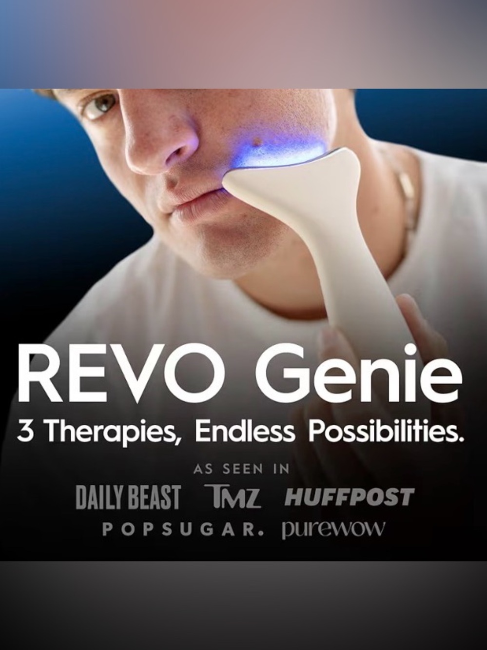 โจ๐งโโ๏ธ NWT REVO GENIE 3-IN-1 FACE & NECK MASSAGER ๐งโโ๏ธโจ - Picture 2 of 9